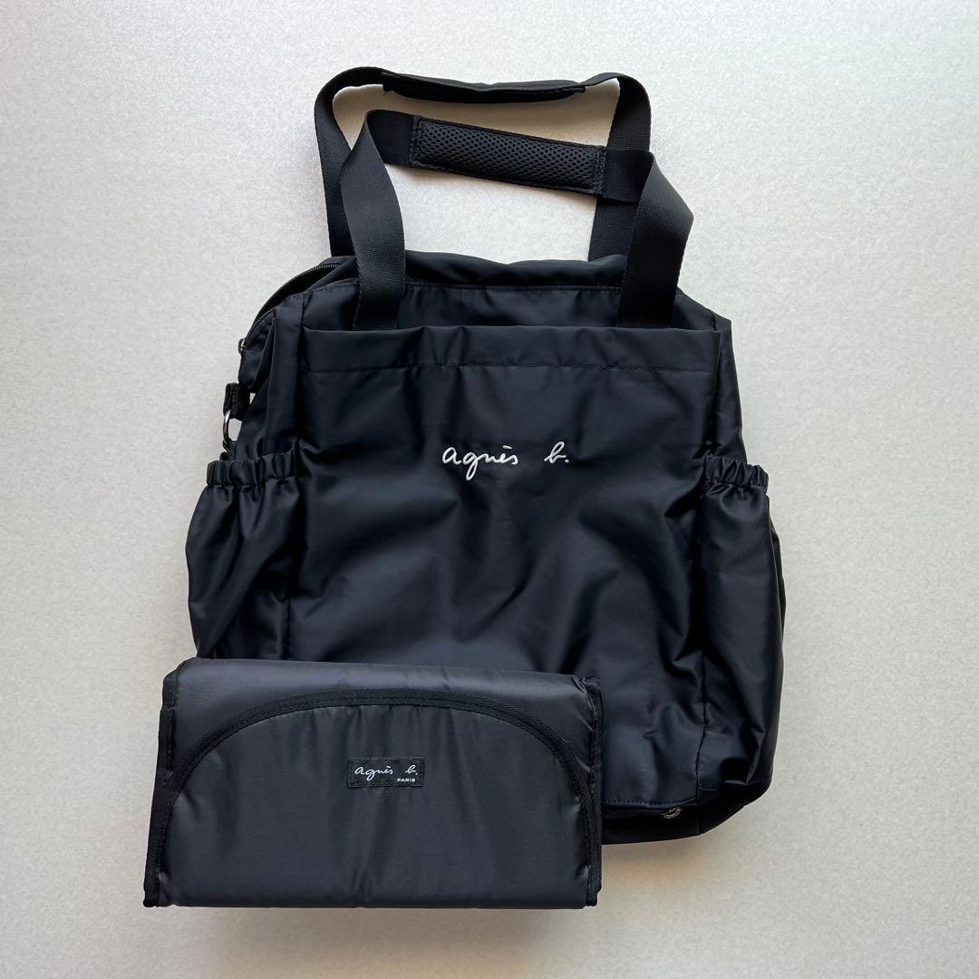 agnès b. アニエスベー 2way マザーズバッグ リュック マタニティ