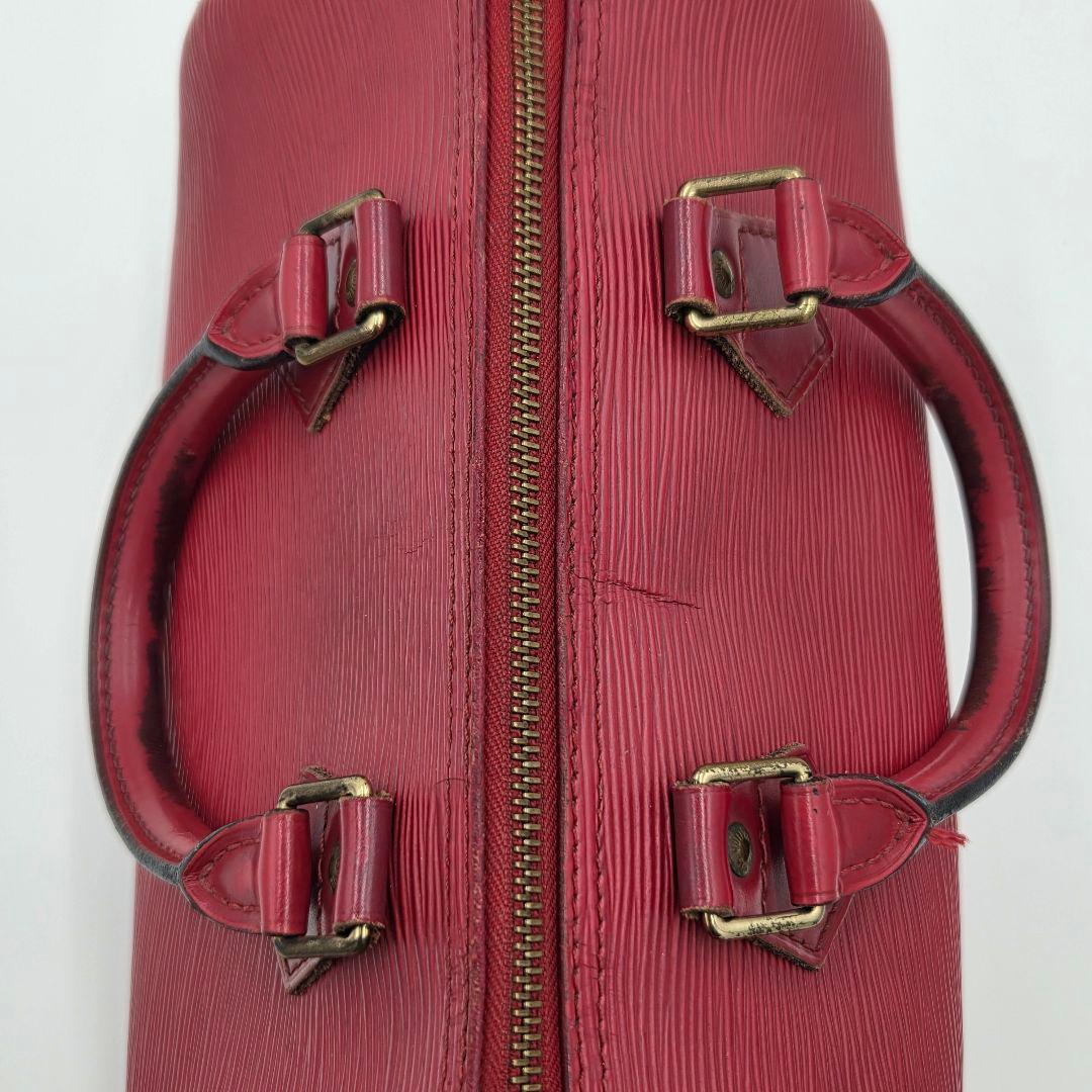 美品　ルイヴィトン エピ スピーディ 25 M59237 ミニボストンバッグ　赤