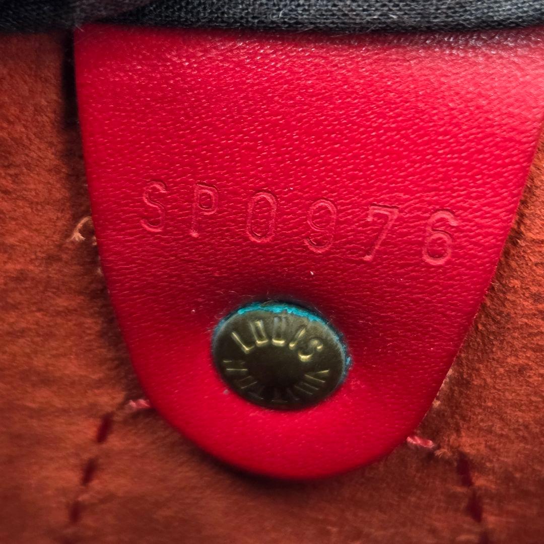 美品　ルイヴィトン エピ スピーディ 25 M59237 ミニボストンバッグ　赤