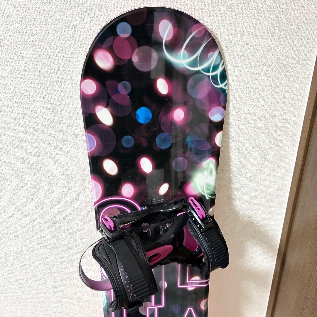 STELLA CRYSTAL スノーボード　140cm ヴィンディング　セット