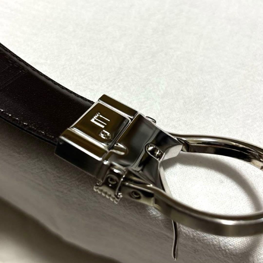 新品　dunhill ダンヒル　ベルト　リバーシブル　ブラック　ダークブラウン