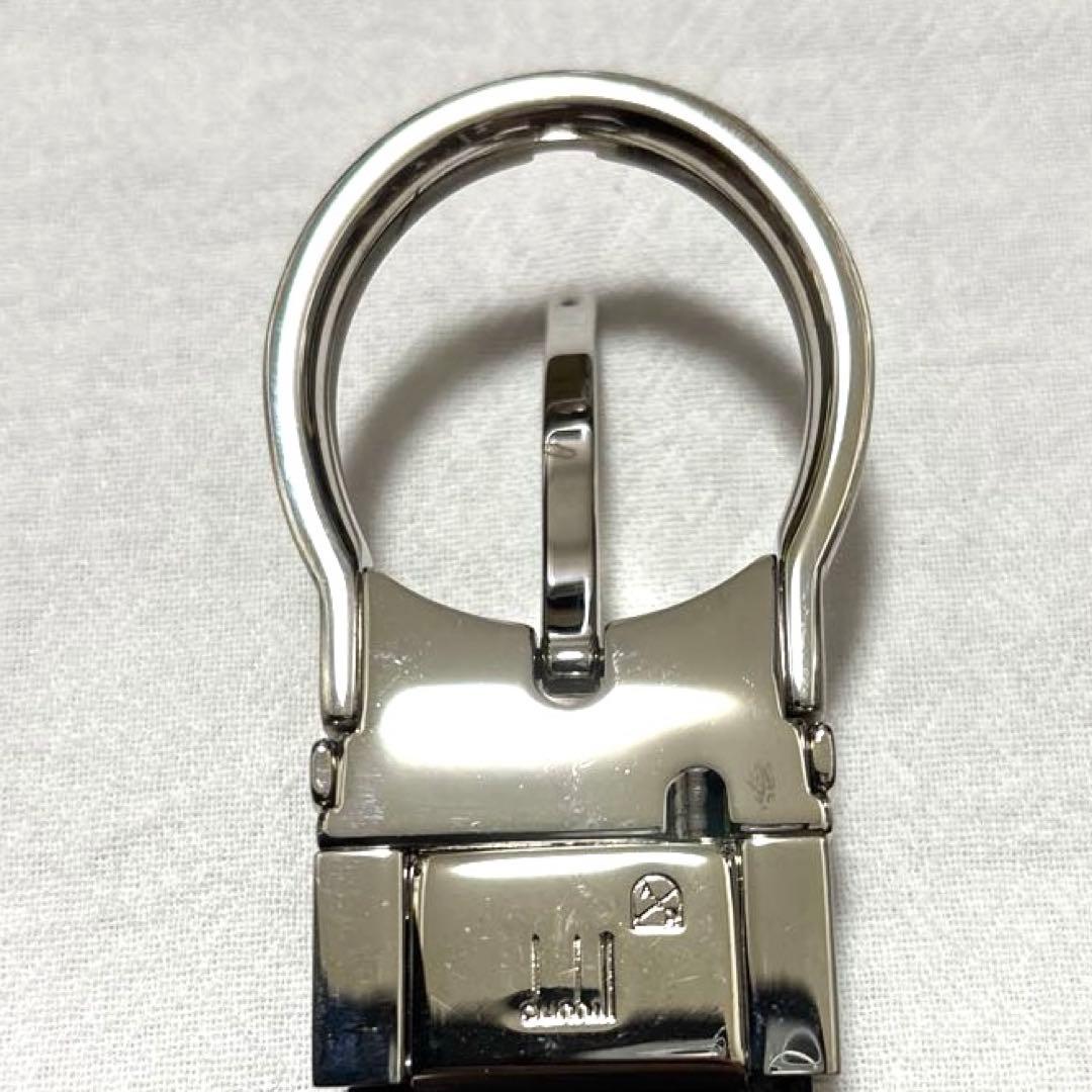 新品　dunhill ダンヒル　ベルト　リバーシブル　ブラック　ダークブラウン