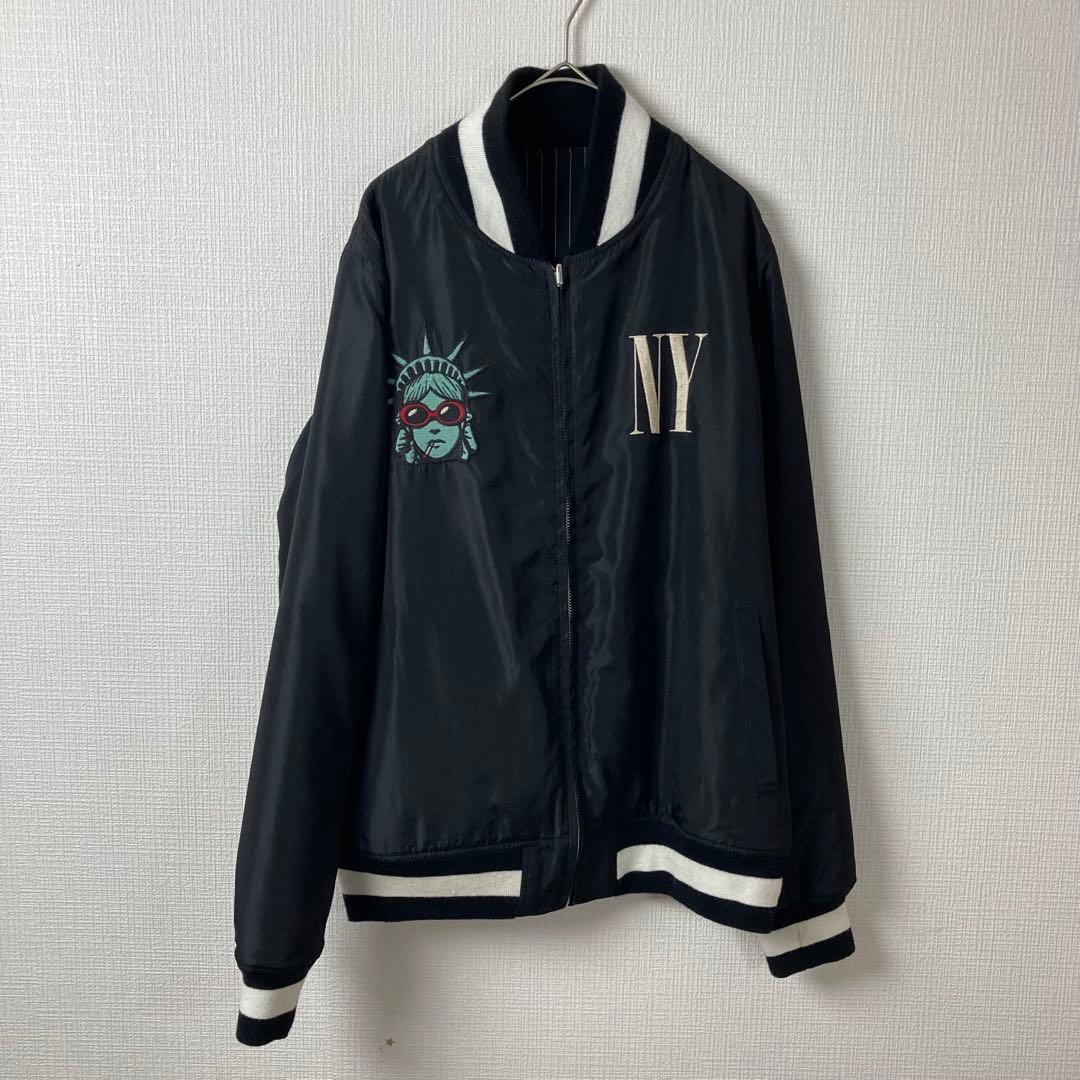 643 glamb NY stadium JKT リバーシブル　Nirvana