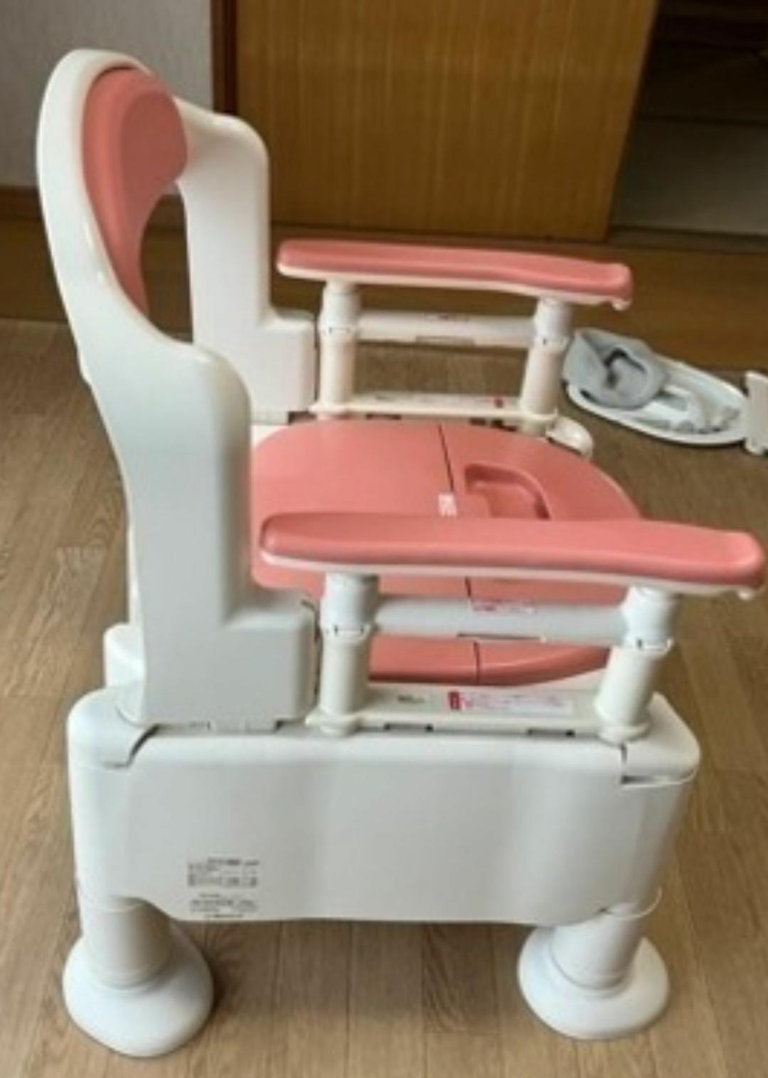 ポータブルトイレ 安寿FX-CP 介護用品 簡易トイレ 中古 ピンク