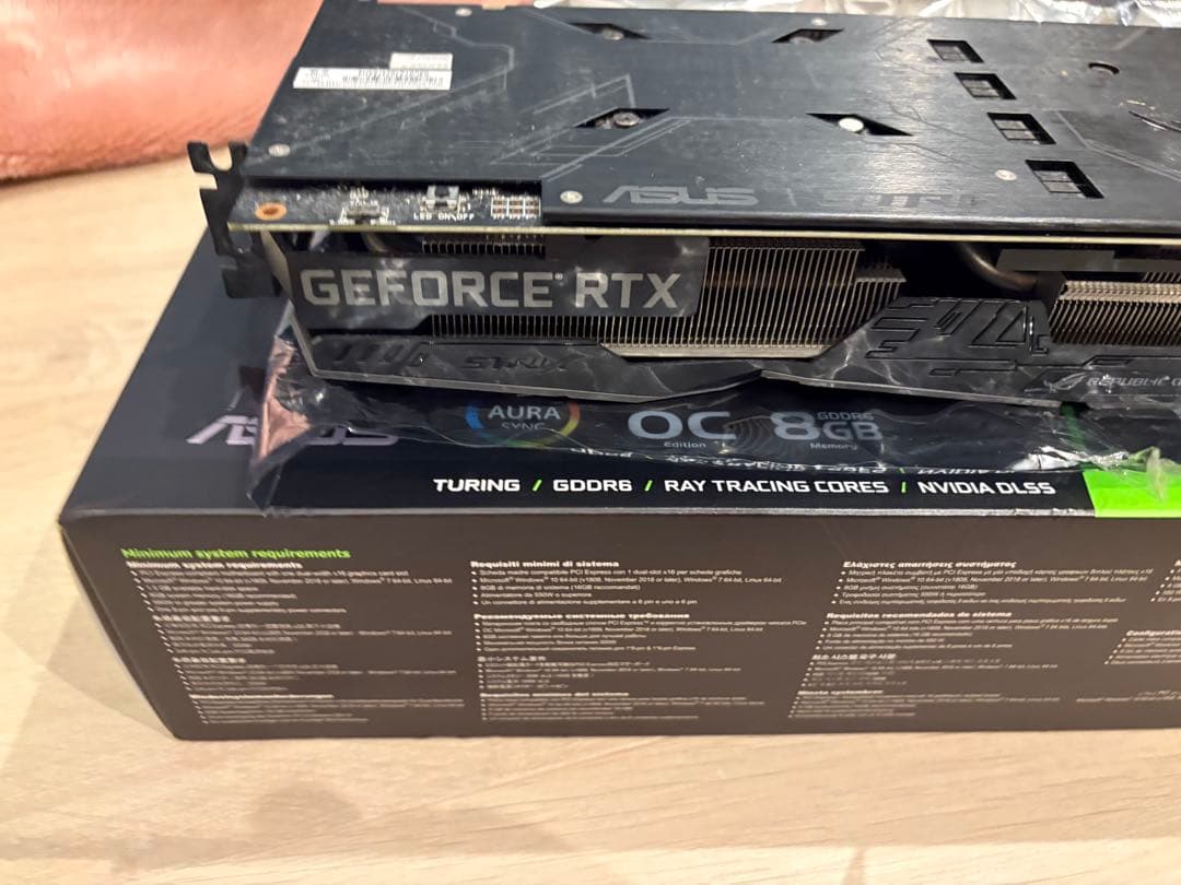 グラフィックボード・グラボ・ビデオカード ASUS ROG Strix GeForce RTX 2060 Super