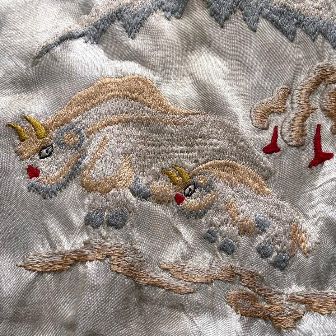 【初期】ハリウッドランチマーケット 別珍 スカジャン ヒマラヤ リバーシブル