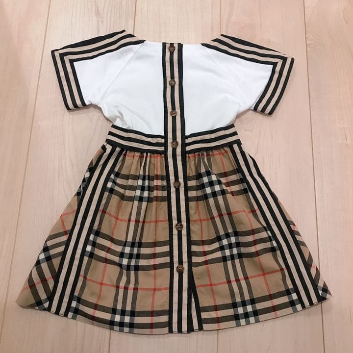 Burberry キッズ　チェック　ワンピース　2Y 半袖