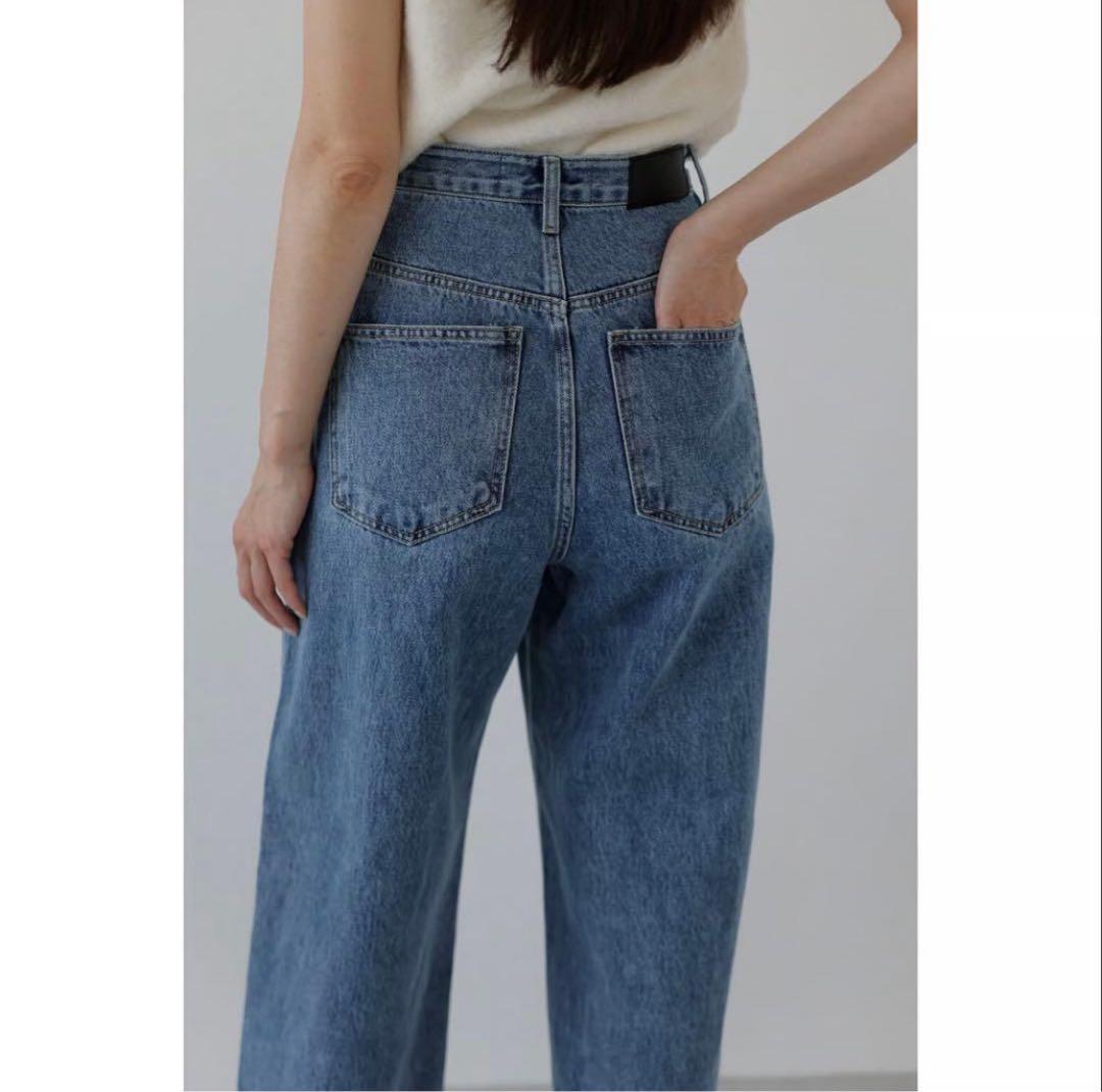 nae Wide Loose Jeans _Deep Blue ロング丈