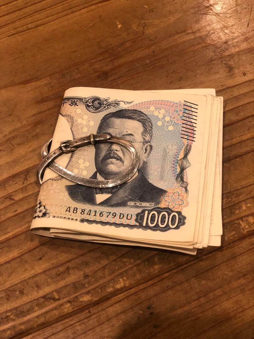 90s ヴィンテージ HERMES エルメス サンチュール マネークリップ