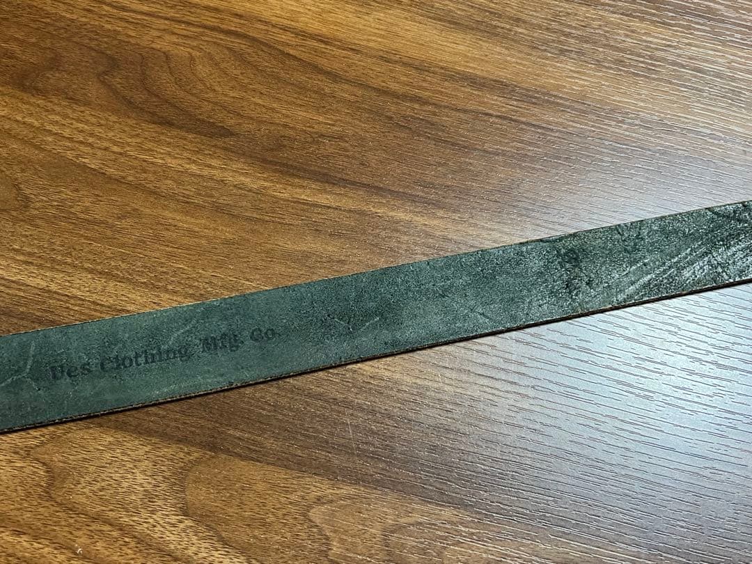 送料込 UES ウエス スクエアバックル ベルト ブラック サイズ30 アメカジ