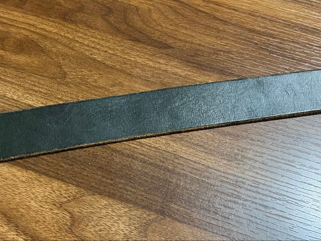 送料込 UES ウエス スクエアバックル ベルト ブラック サイズ30 アメカジ