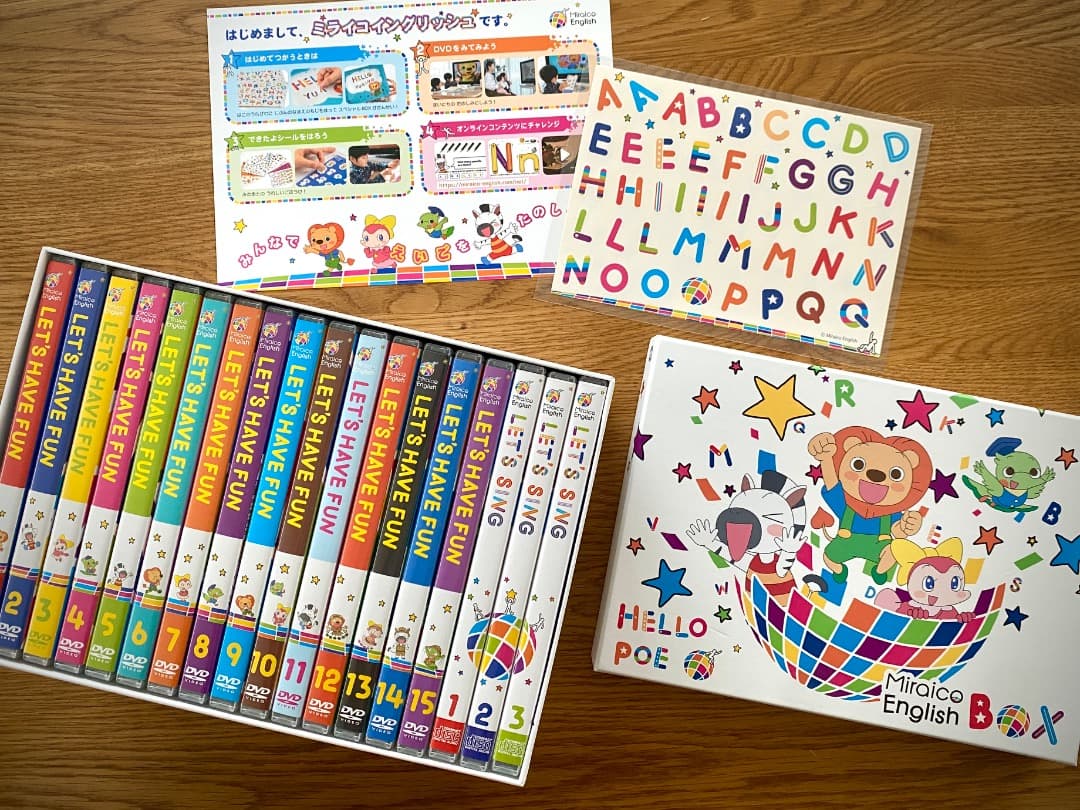 【美品】ミライコ　イングリッシュ　Miraico English BOX