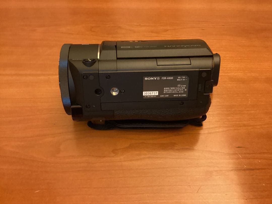 【未使用】SONY FDR-AX60 4Kビデオカメラ 本体