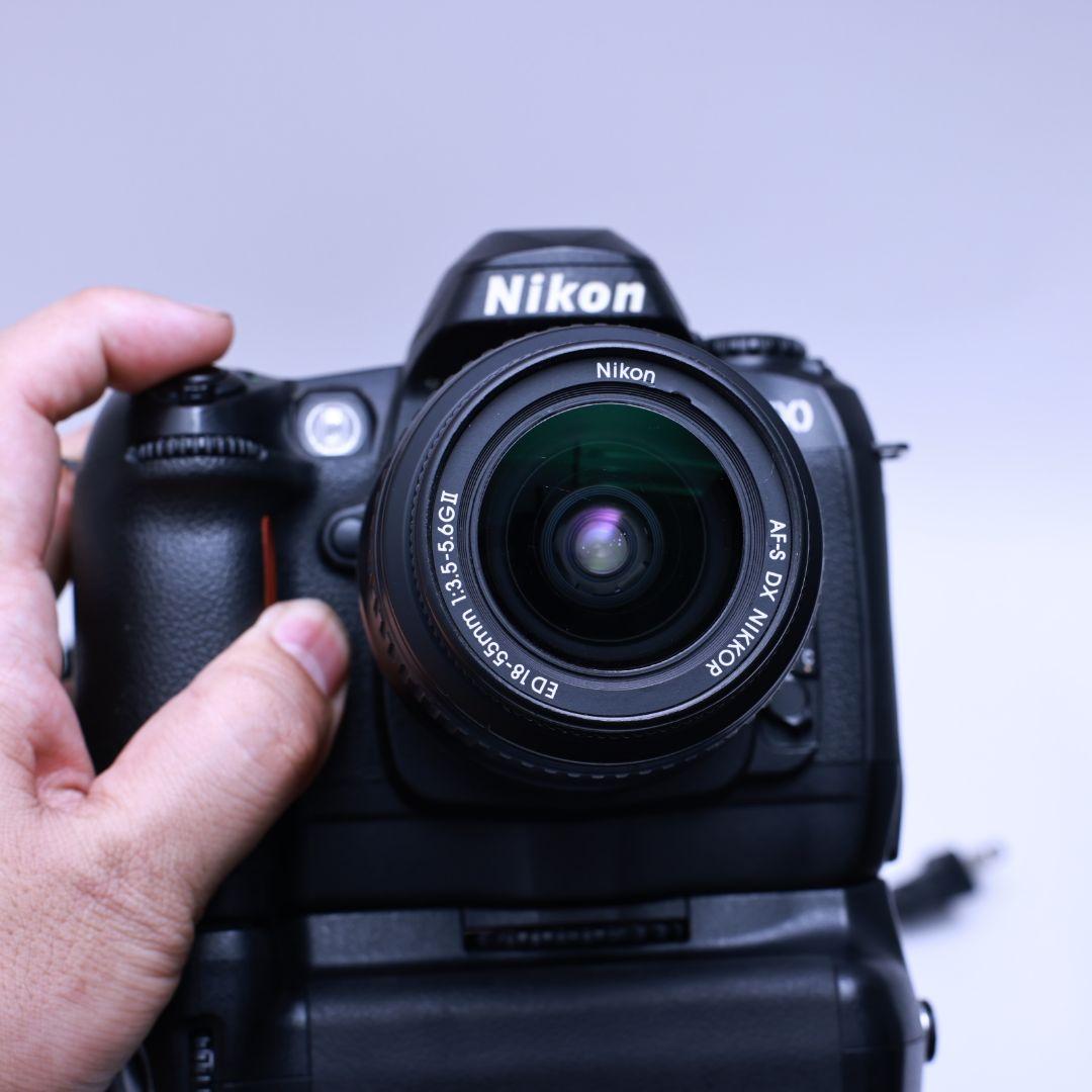 スマホ転送可 Nikon D100 一眼レフデジタルカメラ 電池レンズ2本等付