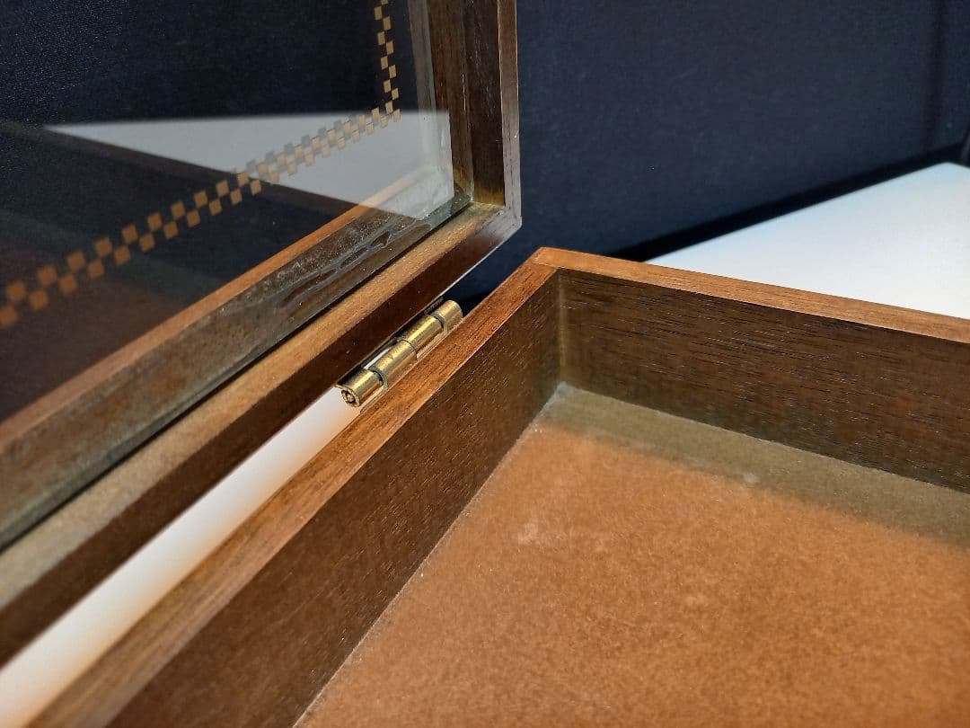 kat 様売約済　Stephen's ウッド　ショーケース　木製　硝子　木箱