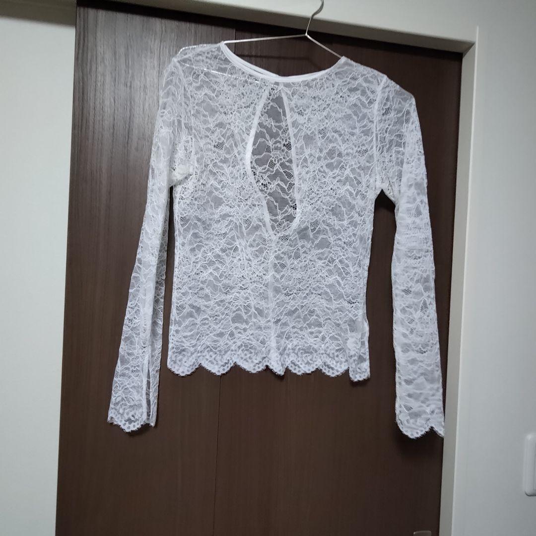 「めぐっち様」ウォッシャブルラッセルレースＴブラウス