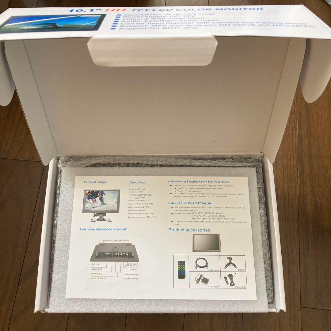 【新品・未使用】10.1 インチ液晶小型モニター