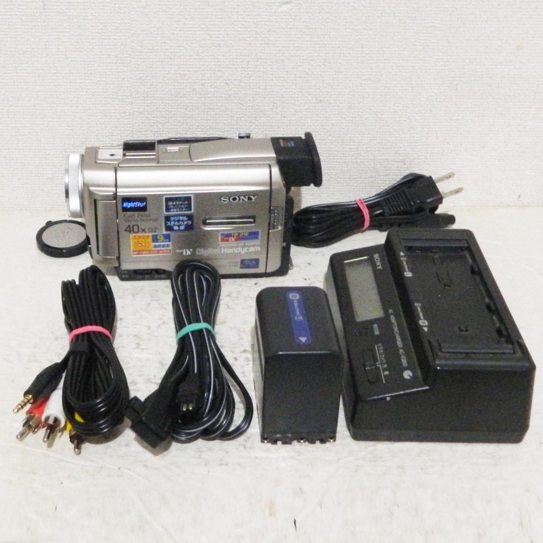 動作品 Sony DCR-TRV10 miniDV ビデオカメラ ダビングなどに