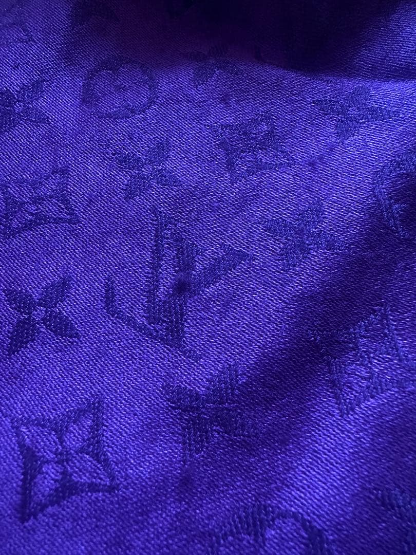 LOUIS VUITTON ショールモノグラム　パープル