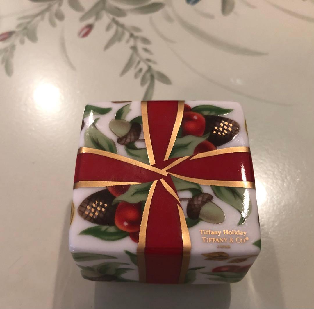 Tiffany&Co. ティファニー ホリデー 陶器製 小物入れ