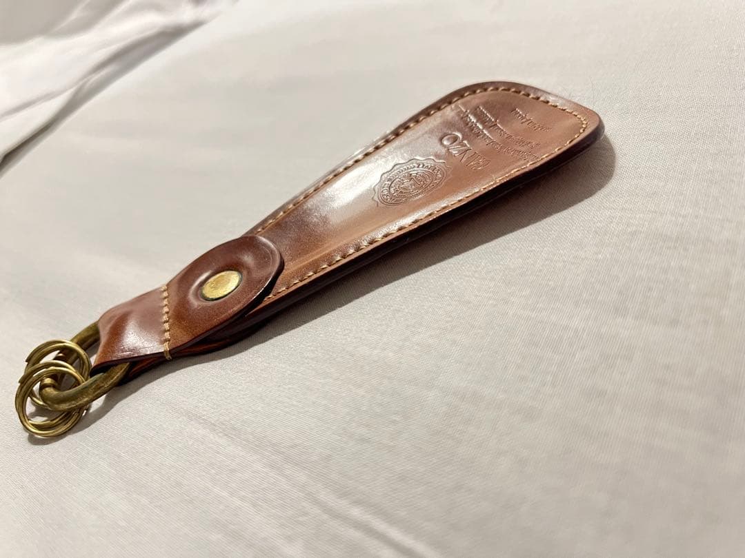 GANZO シューホーンキーホルダー　ナチュラル