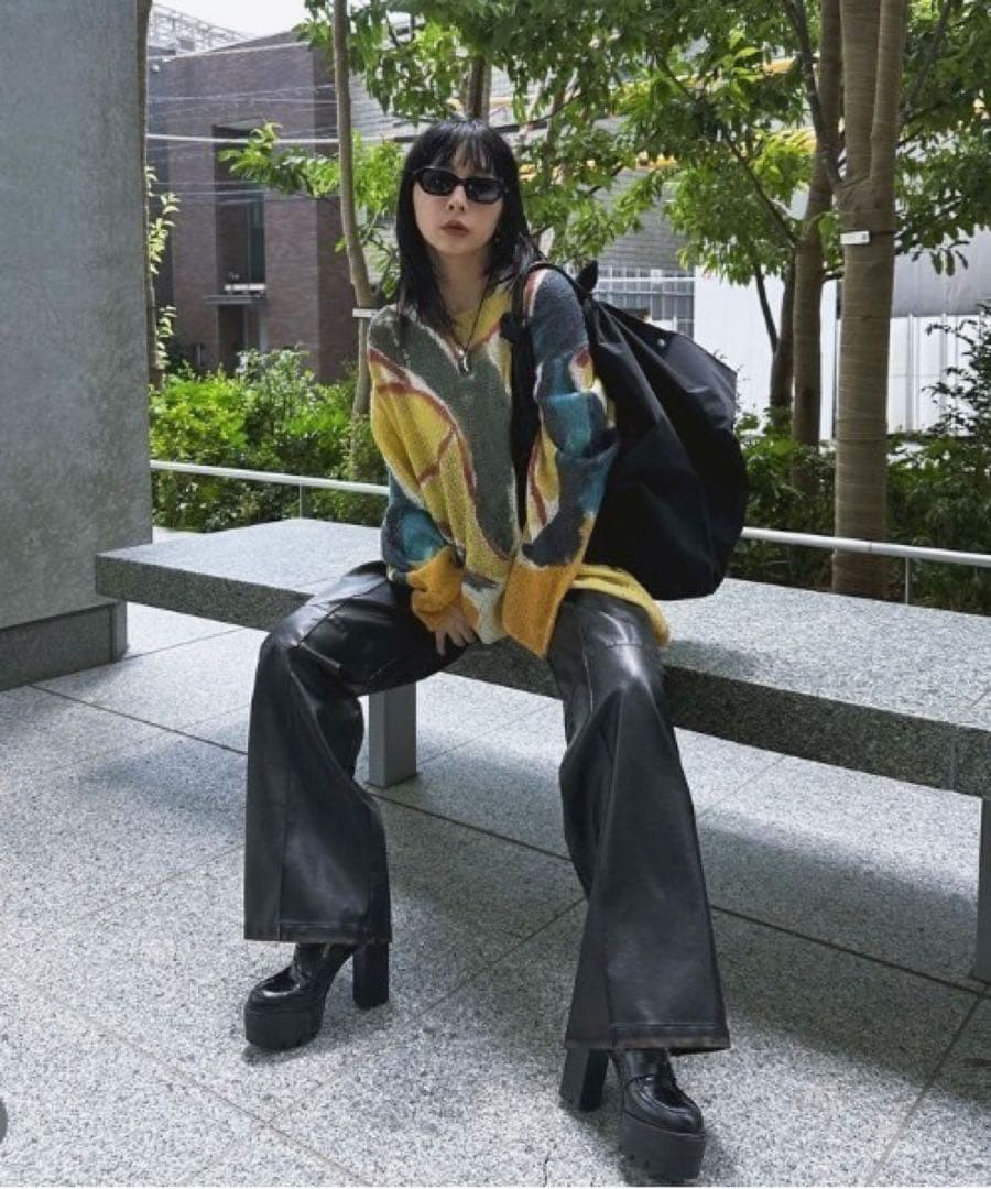 トップス Ameri MY DEAR LOOSE KNIT TOP