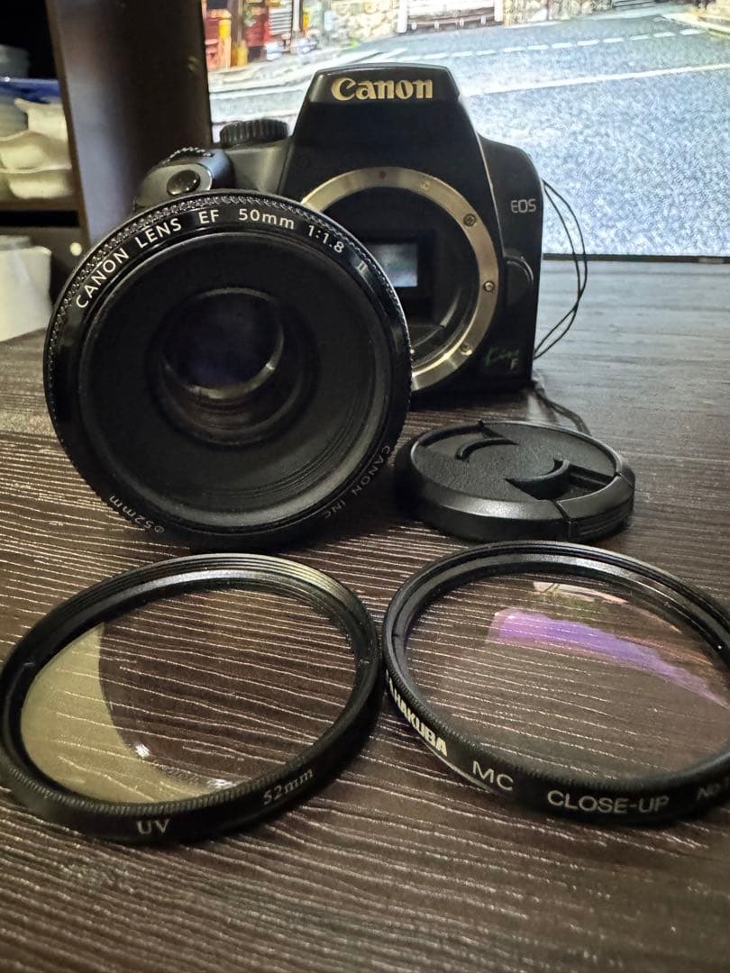 デジタルカメラ Canon EOS Kiss F + Canon EF 50mm f1.8 II