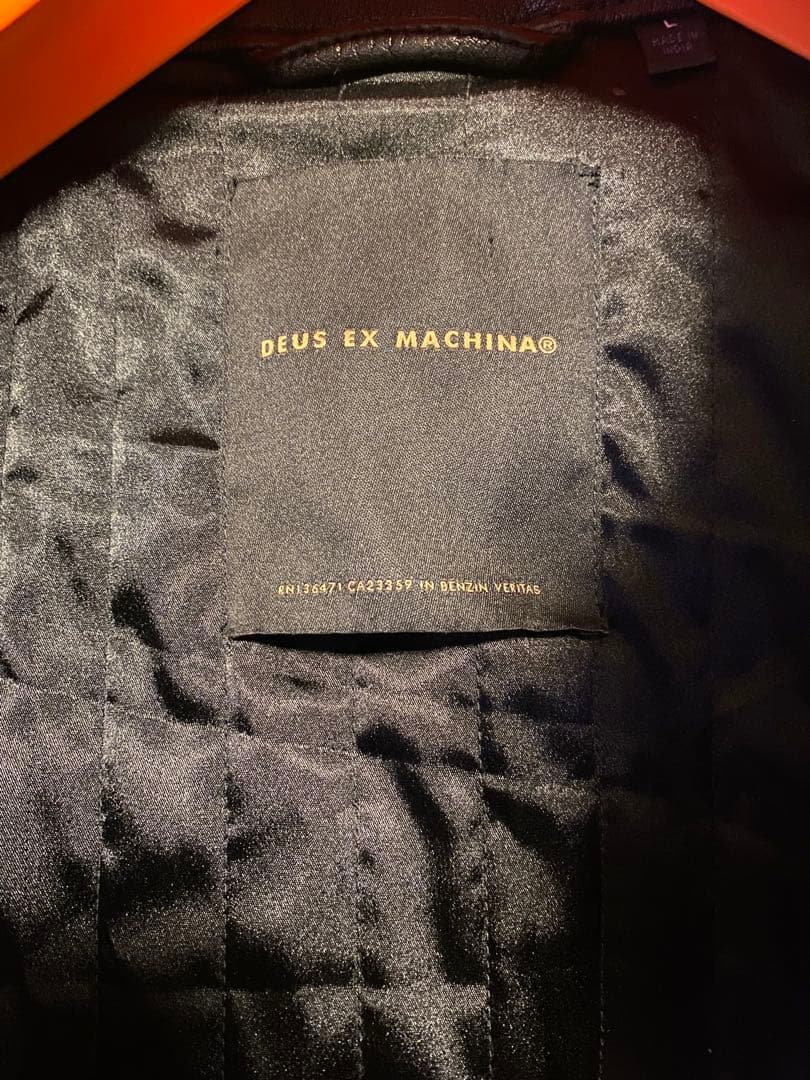 ★激レア　デウスDeus ライダースレザージャケット　ブライトリング　L★バイク