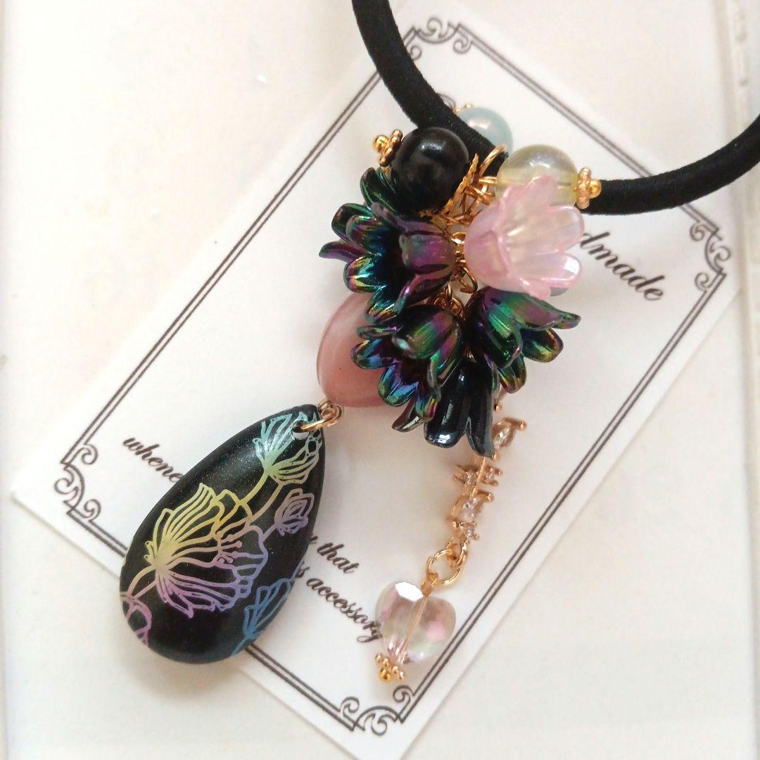 ♡ハンドメイド♡ビジューピアスイヤリング№524さくらんぼ