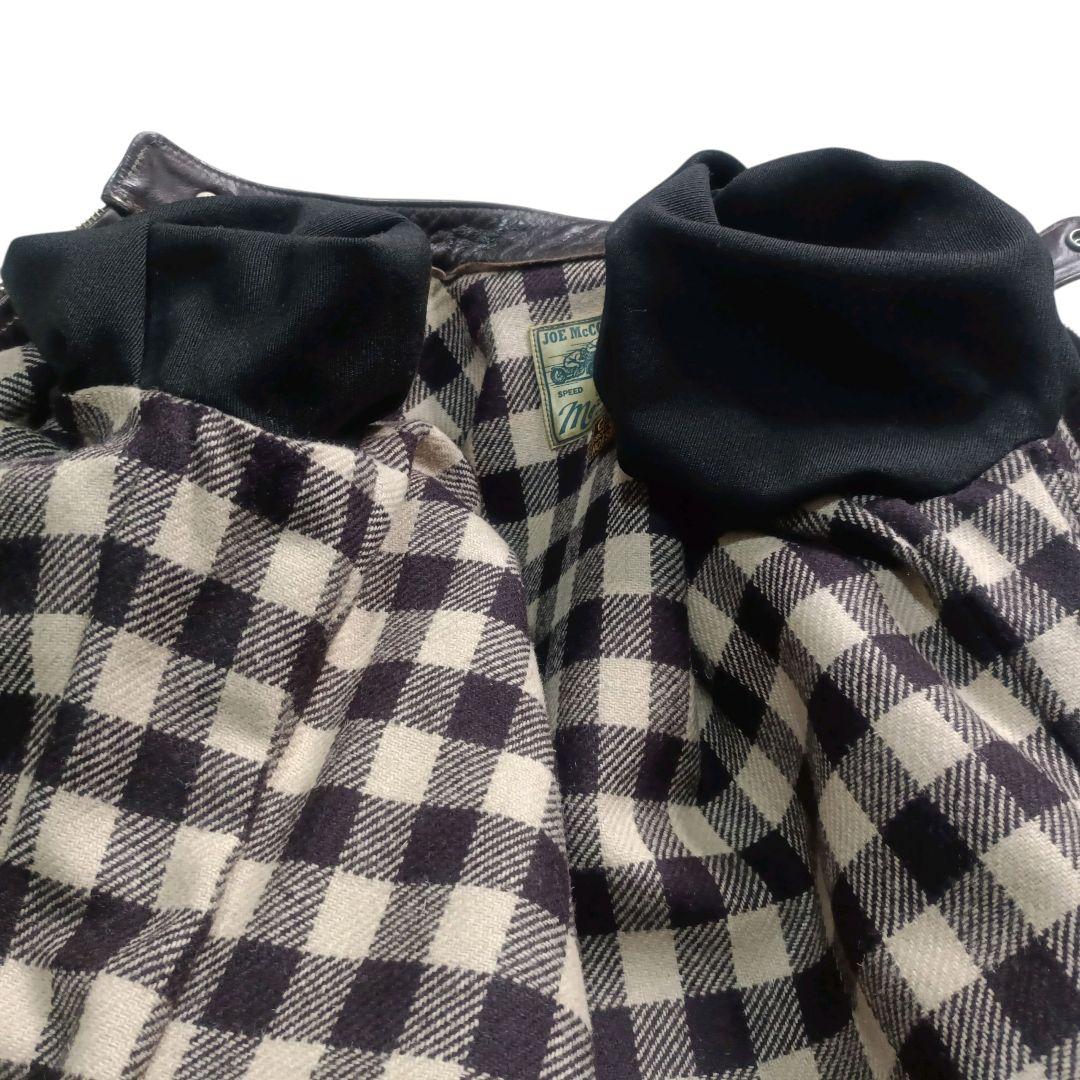 ✨The REAL McCOY'S ホースハイド ベルト付 シングルライダース