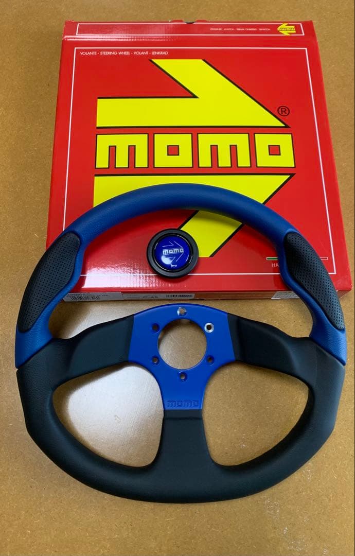 momo ステアリングホイール C-65 コマンド2 ブルー 350mm