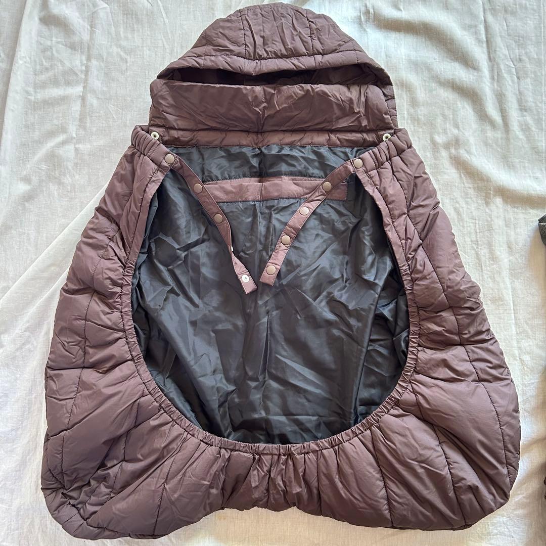 【着用数回美品】THE NORTH FACE ベビーシェルブランケット ブラウン