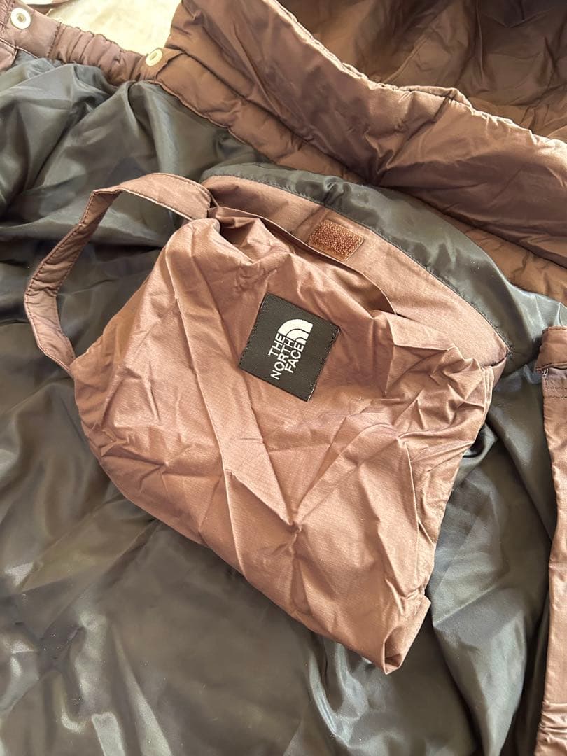 【着用数回美品】THE NORTH FACE ベビーシェルブランケット ブラウン