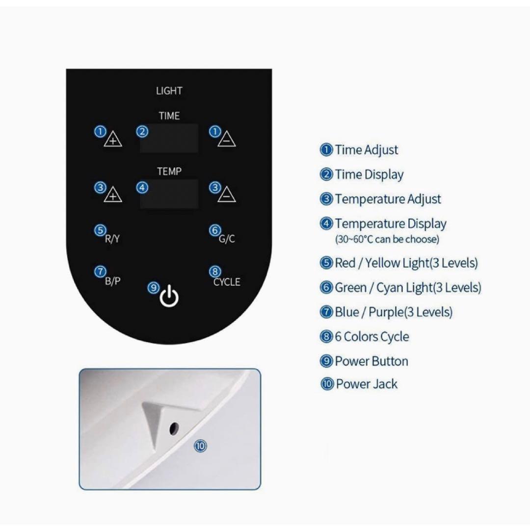 LED美顔器 温度調整機能付き