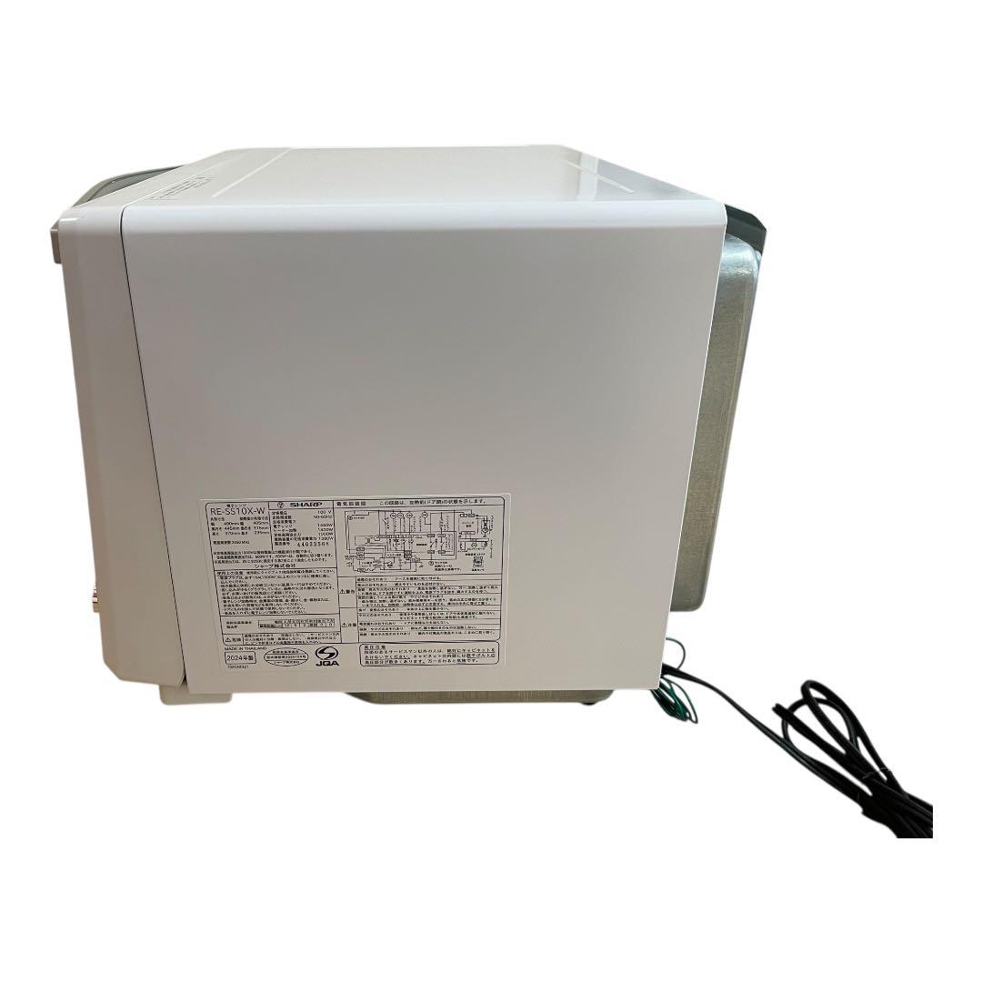SHARP 過熱水蒸気オーブンレンジ RE-SS10X-W 2024年製