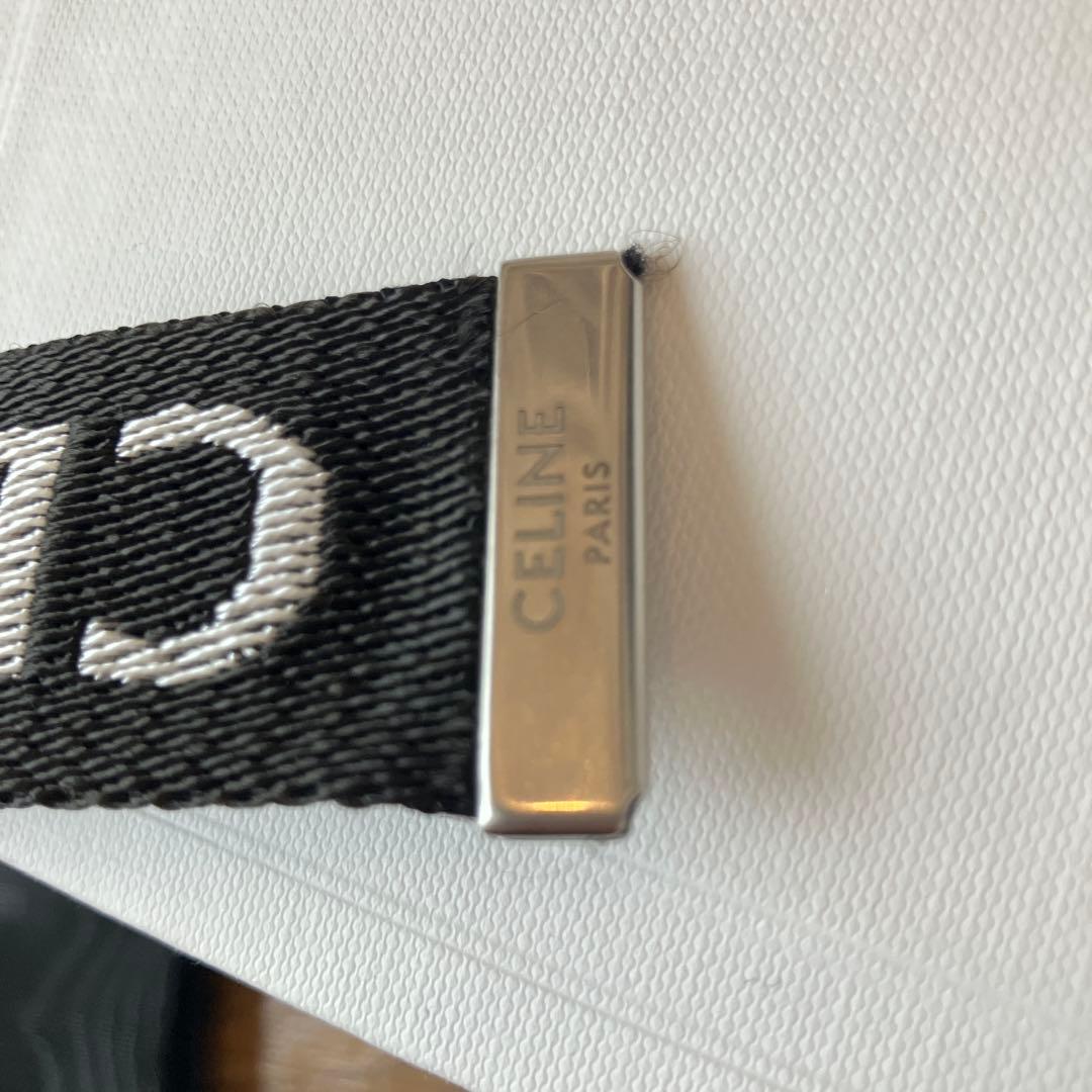 CELINE セリーヌ　ダブルリング　ロゴ　ベルト