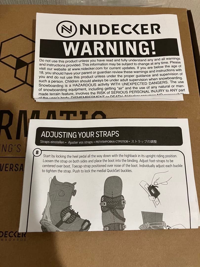 スノーボード 24-25 NIDECKER SUPERMATIC DUNE-ORANGE