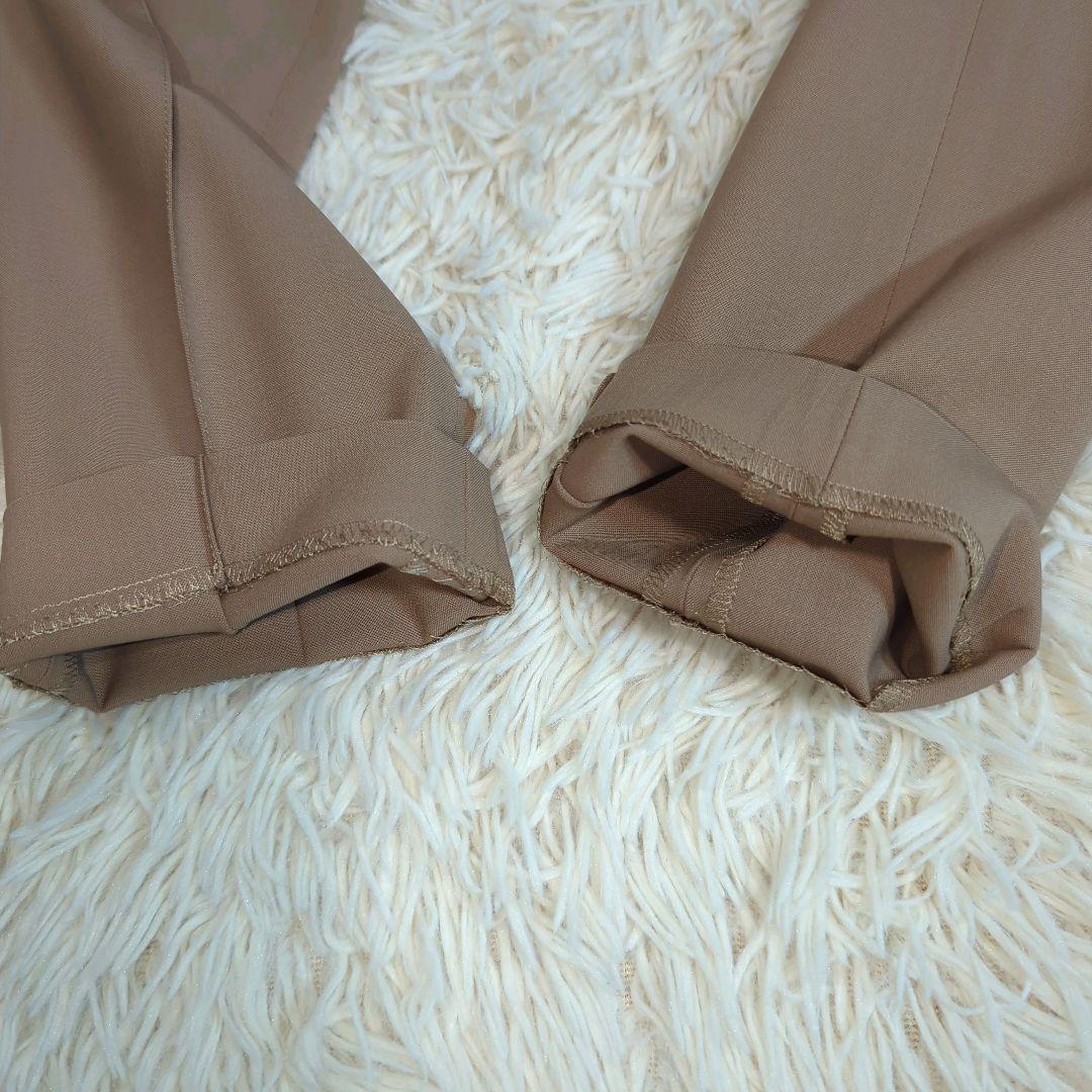 美品 Theory キャメルカラー パンツスーツ セットアップ Sサイズ