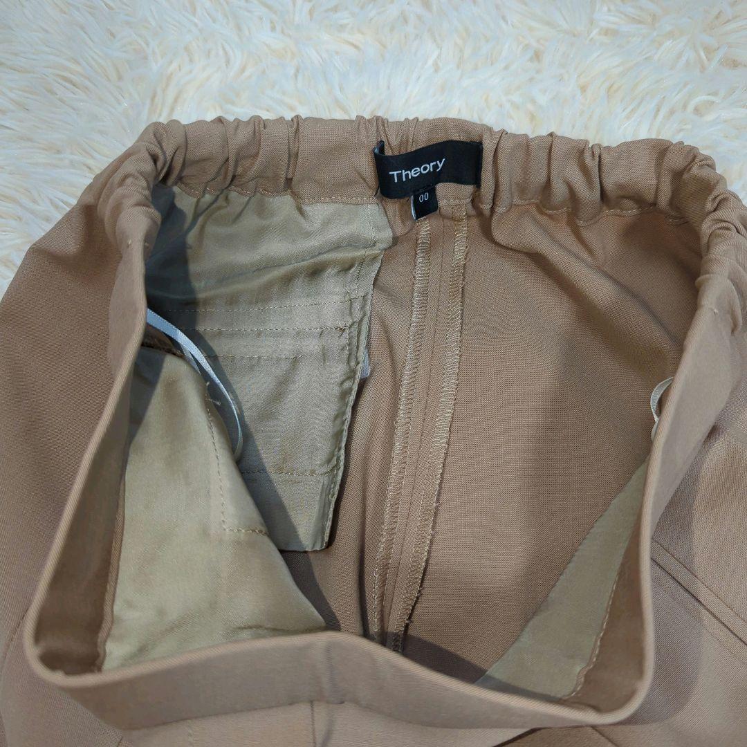 美品 Theory キャメルカラー パンツスーツ セットアップ Sサイズ