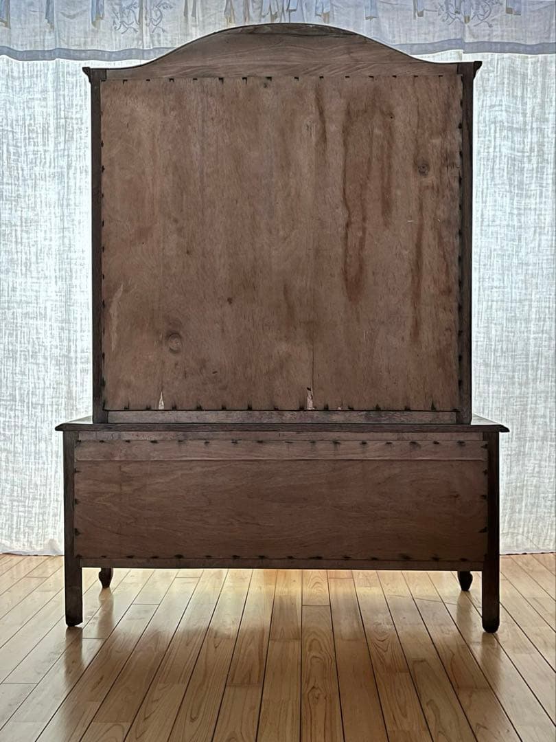 【美品】フランスアンティーク ルイ15世 オーク材の装飾家具 送料込[3295]