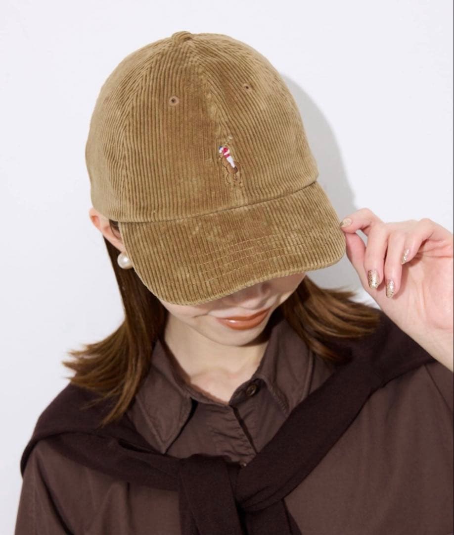 完売品 POLO RALPH LAUREN コーデュロイキャップ