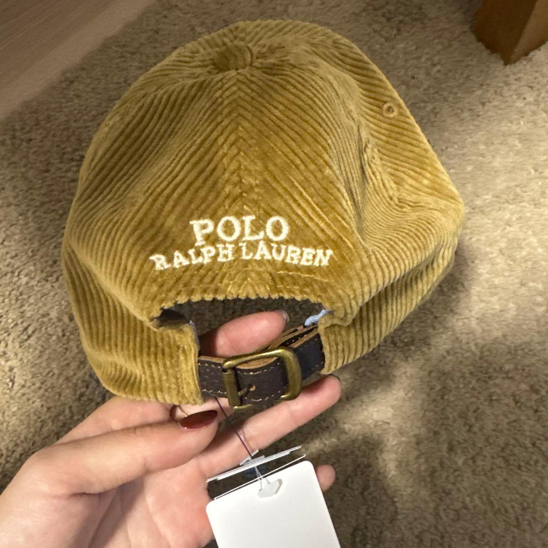 完売品 POLO RALPH LAUREN コーデュロイキャップ