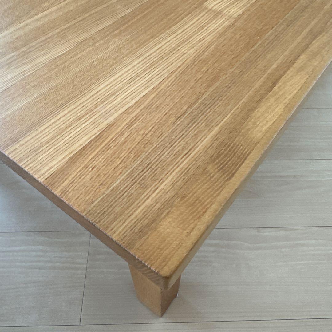 無印良品　オーク材ローテーブル　90×60×35