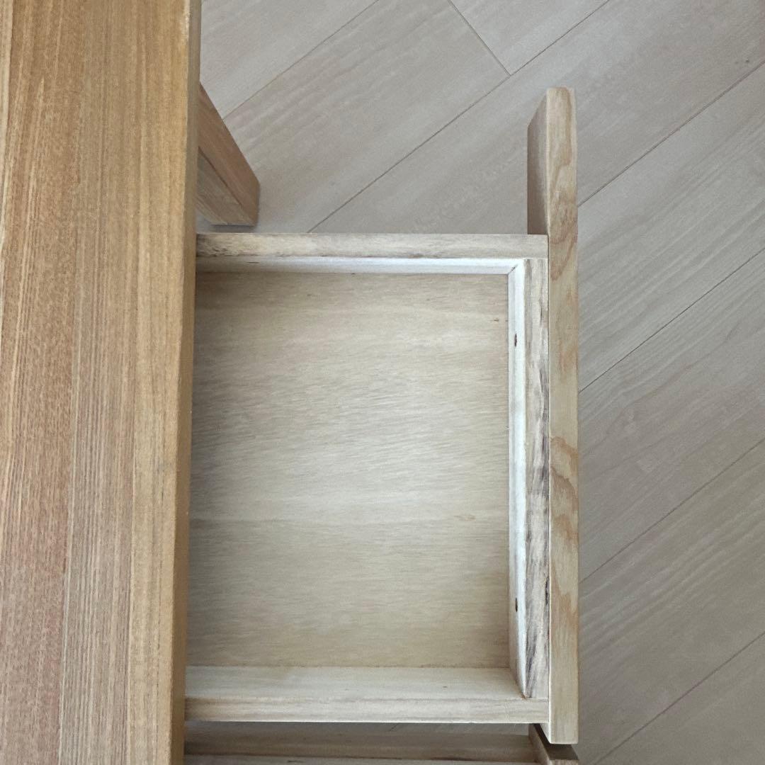 無印良品　オーク材ローテーブル　90×60×35