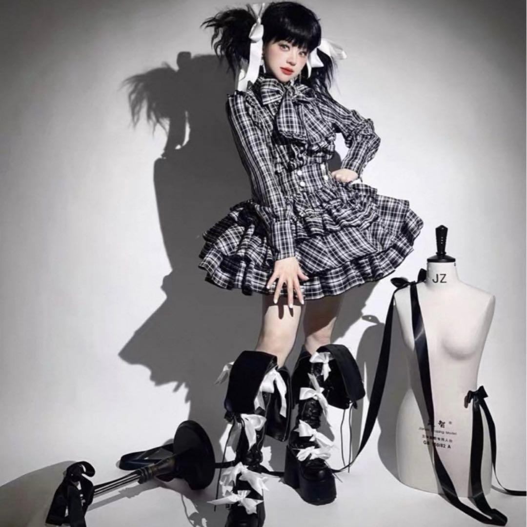 CATCOCOONクラシカルドール 上下セット セットアップ チェック