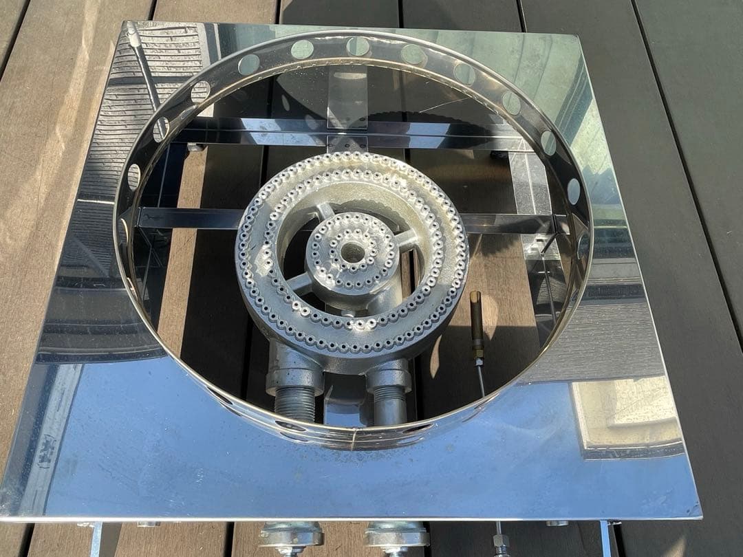 美品　クレープ　焼き台 LPガス　業務用　キッチンカー　クレープ台　ガス