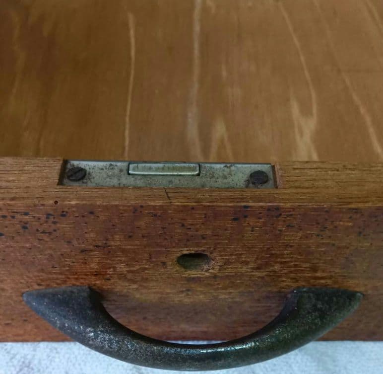 木製　学習机　ひとり机　年代物　アンティーク　引出し付き　寺子屋机　鍵付き　座卓