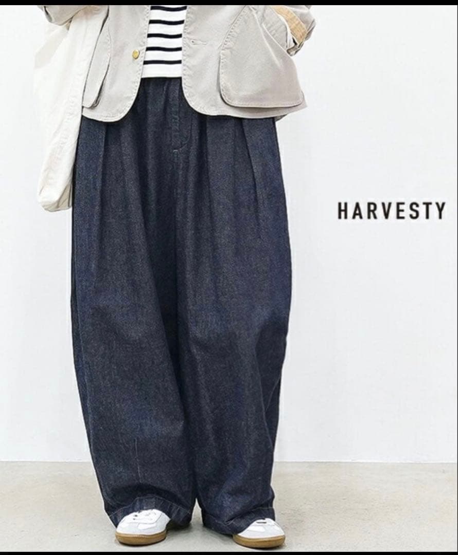 専用　　HARVESTY ハーベスティ デニム サーカスパンツ