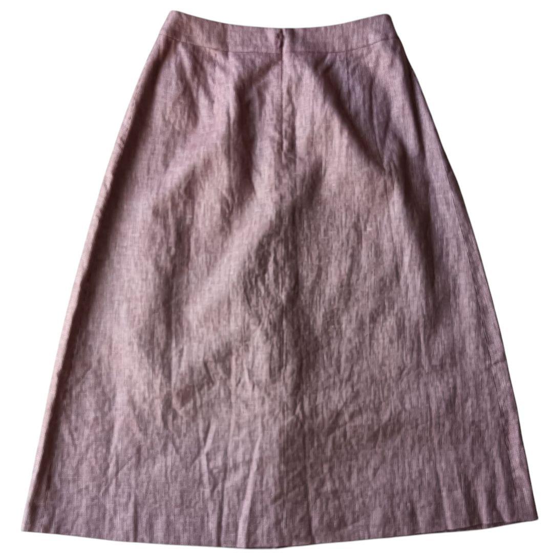 【スキャパ】セットアップ 38 イタリア製生地 リネン コットン 春夏