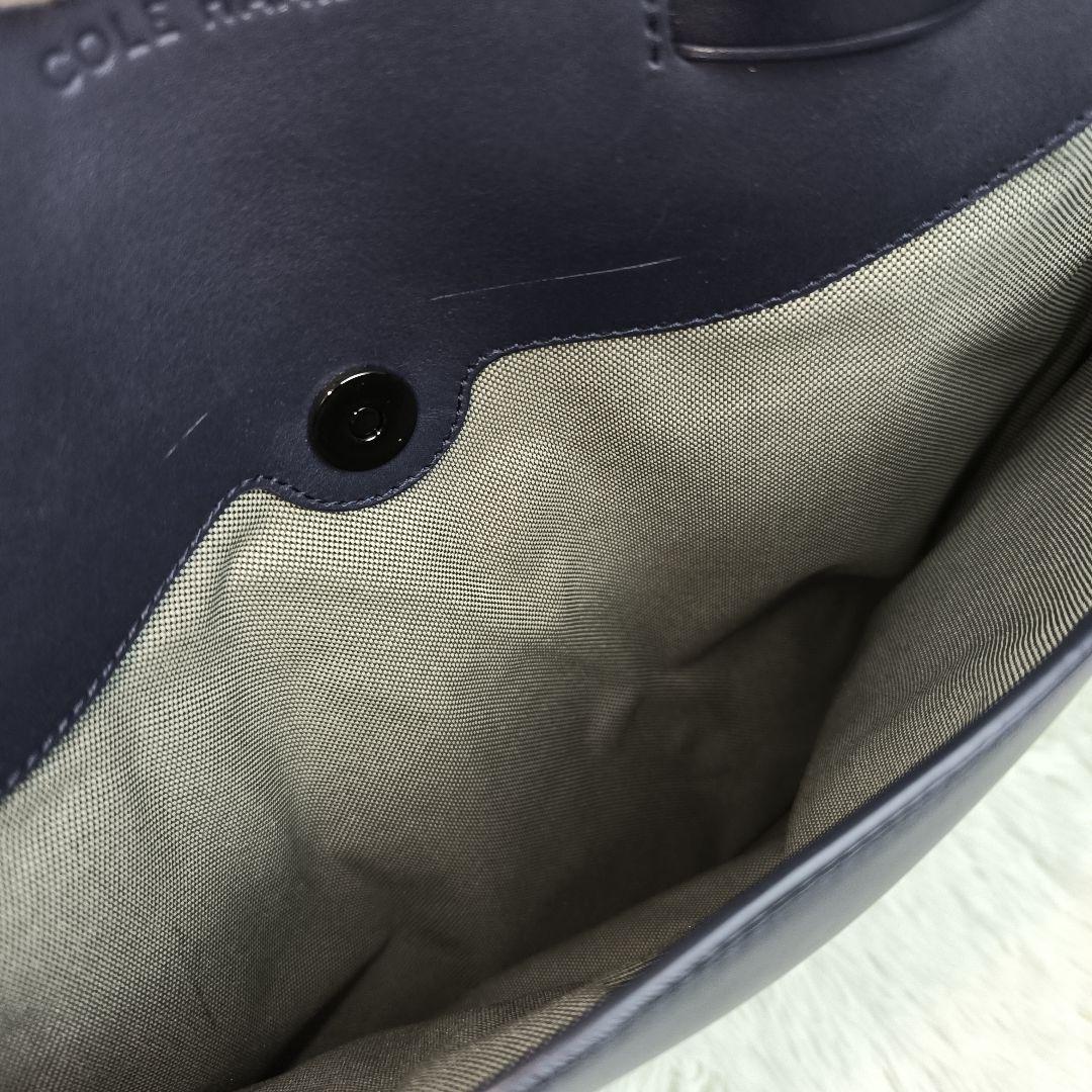 ✨極美品✨ COLE HAAN コールハーン トートバッグ 2way 肩掛け 紺